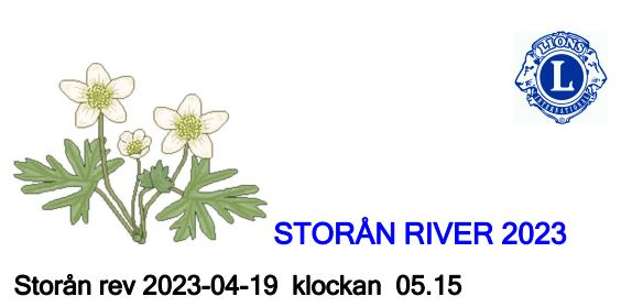 Reultat Storån River 2023
